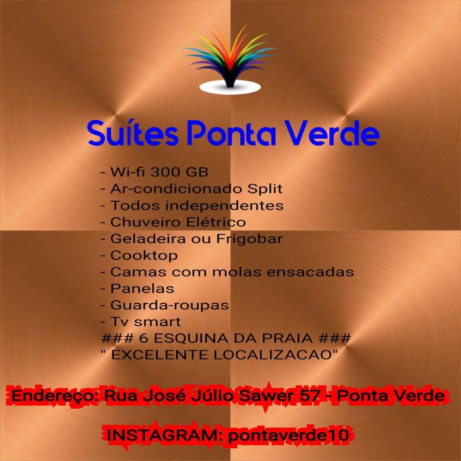 Suites Na Ponta Verde Maceió Esterno foto
